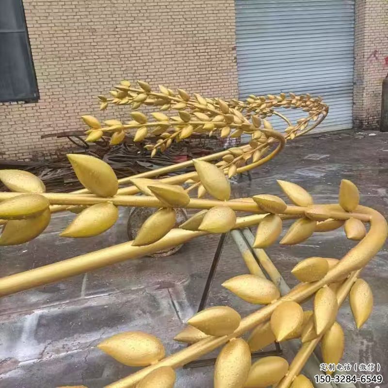 田间水稻雕塑厂 彩绘仿真雕塑制作 园林摆件 田间水稻雕塑厂 彩绘仿真雕塑制作 园林摆件