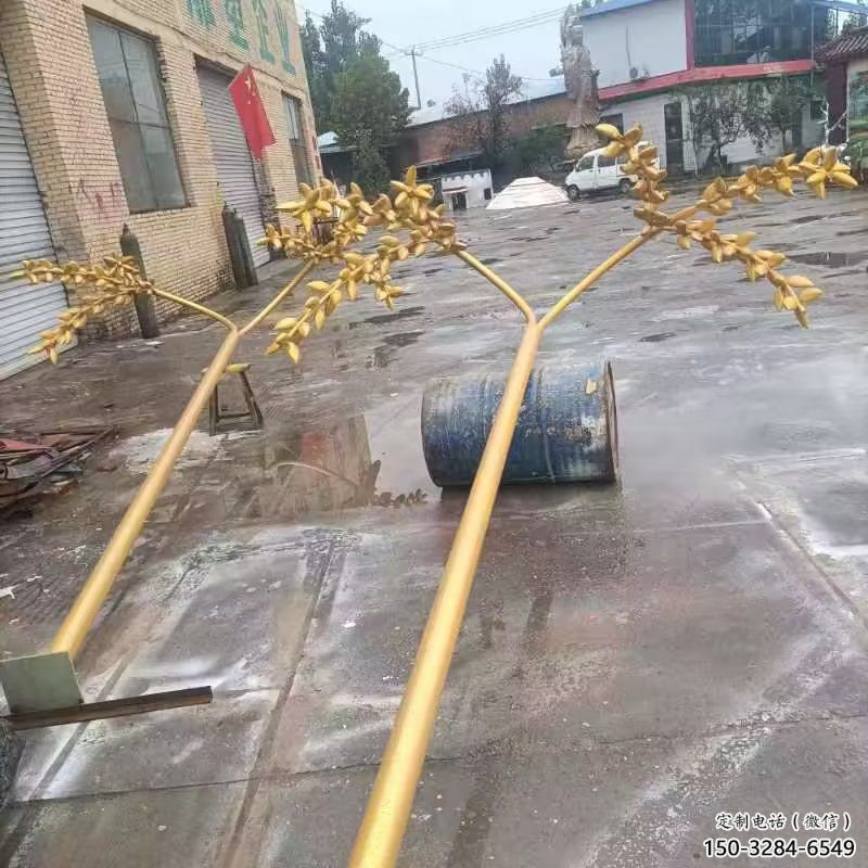 园林水稻雕塑厂家 城市广场雕塑厂 步行街摆件 园林水稻雕塑厂家 城市广场雕塑厂 步行街摆件