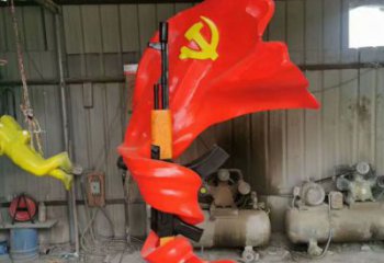 大型号角雕塑 步行街宣传雕塑 仿真摆件