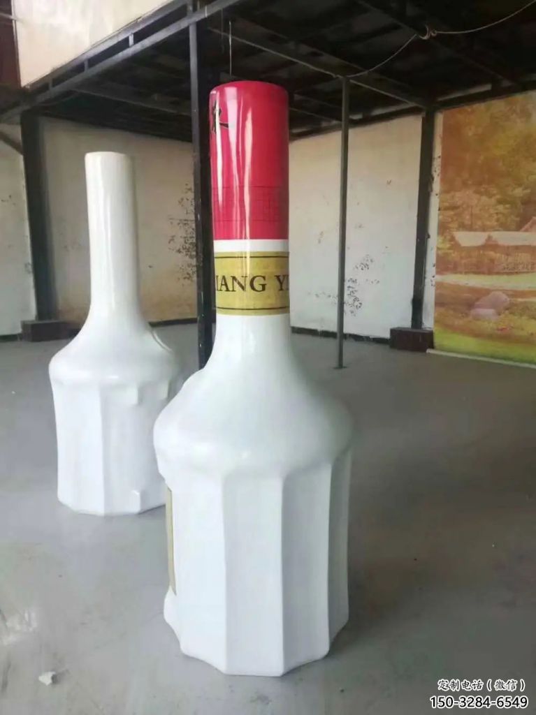 彩绘瓶子雕塑 仿真景观雕塑 步行街摆件 彩绘瓶子雕塑 仿真景观雕塑 步行街摆件
