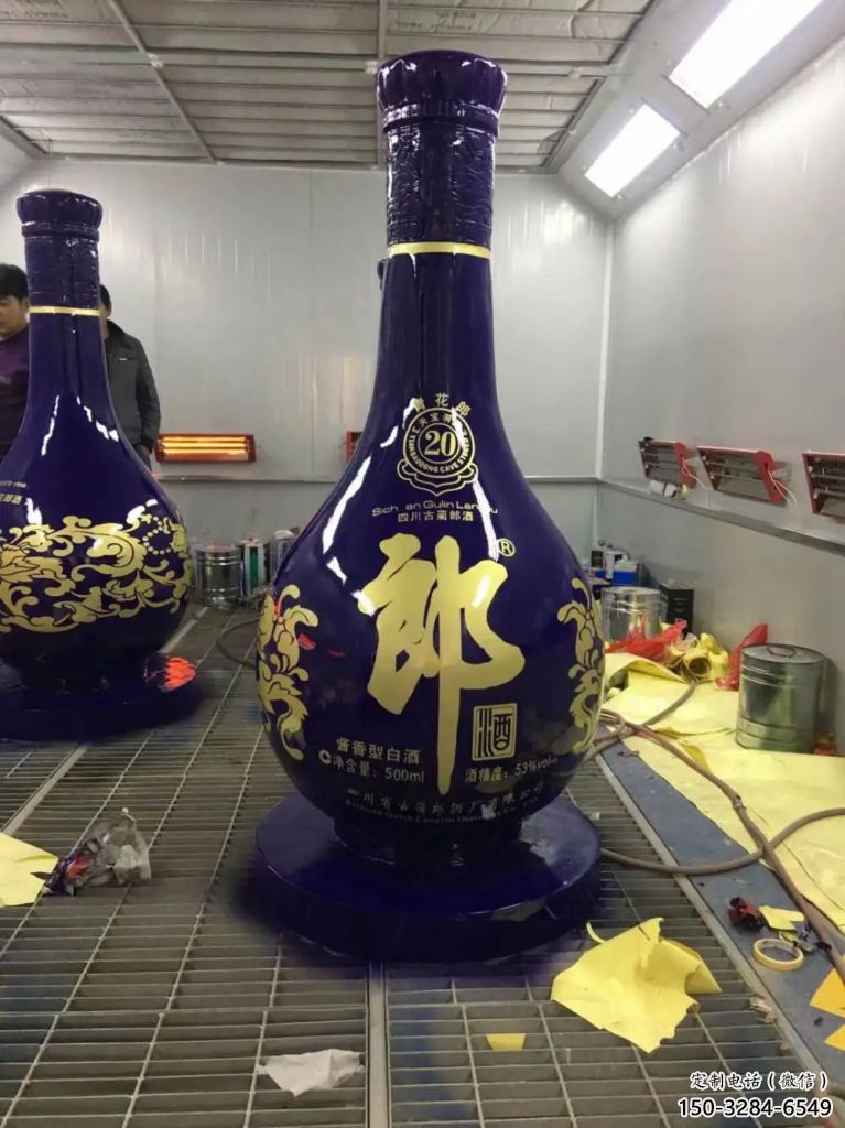 城市瓶子雕塑 风景区彩绘雕塑 抽象摆件 城市瓶子雕塑 风景区彩绘雕塑 抽象摆件