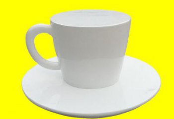 仿真杯子雕塑 店门口园林雕塑 茶道小品