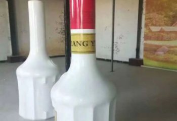 彩绘瓶子雕塑 仿真景观雕塑 步行街摆件