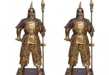 风景区武士雕塑 售楼处广场雕塑 仿古摆件