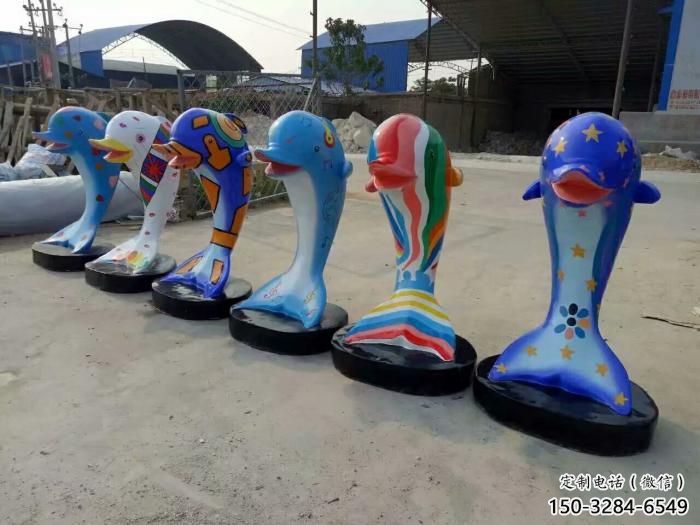 仿古玻璃钢海豚雕塑厂家 庭院彩绘雕塑 田间小品 仿古玻璃钢海豚雕塑厂家 庭院彩绘雕塑 田间小品