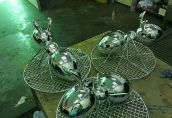 不锈钢仿真蚂蚁雕塑 酒店公园雕塑 风景区摆件