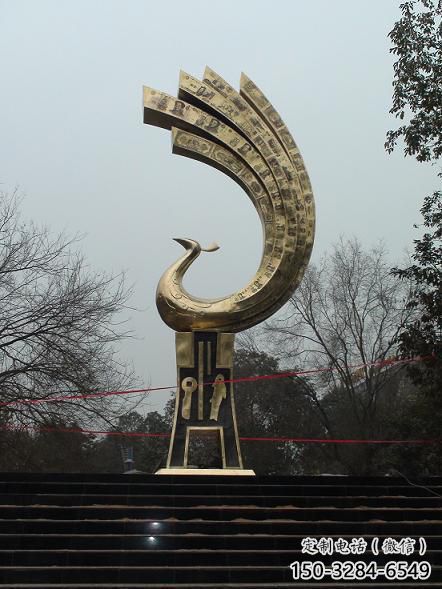 风景区不锈钢凤凰雕塑厂家 售楼处广场雕塑 仿古摆件 风景区不锈钢凤凰雕塑厂家 售楼处广场雕塑 仿古摆件