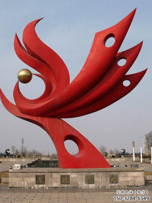 广场不锈钢凤凰雕塑厂家 公园仿真雕塑 抽象摆件 广场不锈钢凤凰雕塑厂家 公园仿真雕塑 抽象摆件