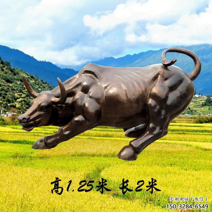 大型玻璃钢华尔街牛雕塑 步行街宣传雕塑 仿真摆件 大型玻璃钢华尔街牛雕塑 步行街宣传雕塑 仿真摆件