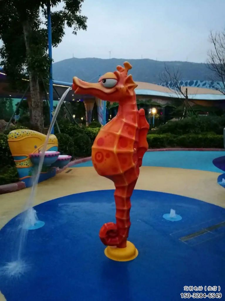 创意玻璃钢海马雕塑 步行街店门口雕塑 影视剧小品 创意玻璃钢海马雕塑 步行街店门口雕塑 影视剧小品