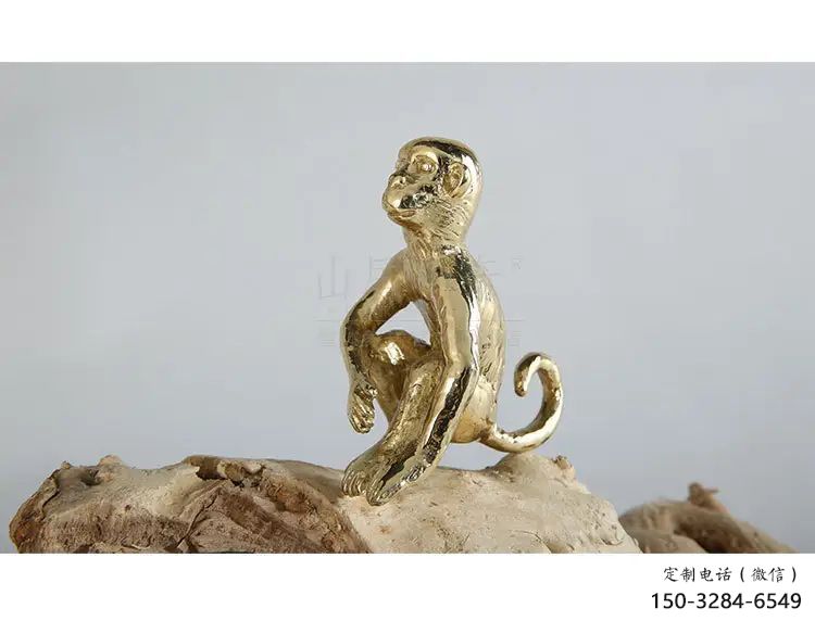 猴子雕塑厂家，动物景观，仿古工艺制作