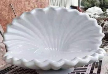 水景玻璃钢贝壳雕塑 风景区几何雕塑 广场小品