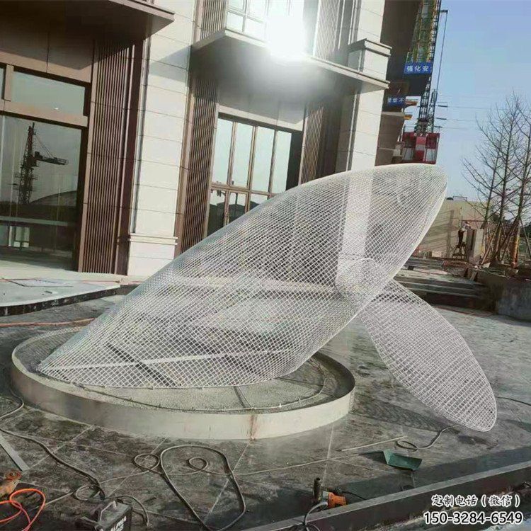 大型鲸鱼雕塑，镂空灯光原理，户外公园广场摆件 (5)