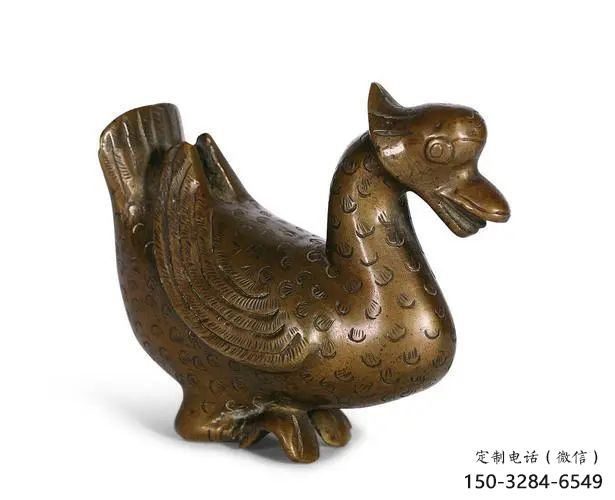 鸭子雕塑厂家，仿真动物， 公园广场街头摆件 (4)
