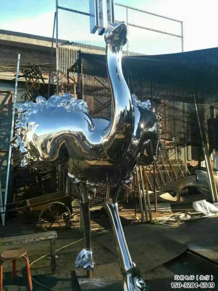 不锈钢鸵鸟雕塑厂家 庭院仿真雕塑 彩绘小品 不锈钢鸵鸟雕塑厂家 庭院仿真雕塑 彩绘小品