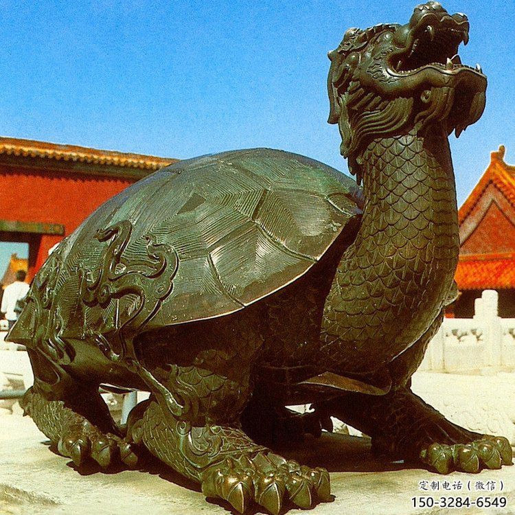 铜乌龟雕塑生产厂家，神兽动物，仿古公园广场摆件