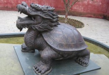 铜海龟雕塑厂家，神兽动物，仿古公园广场摆件