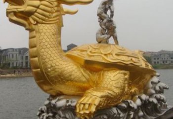 铜海龟雕塑加工厂，神兽动物，仿古公园广场摆件