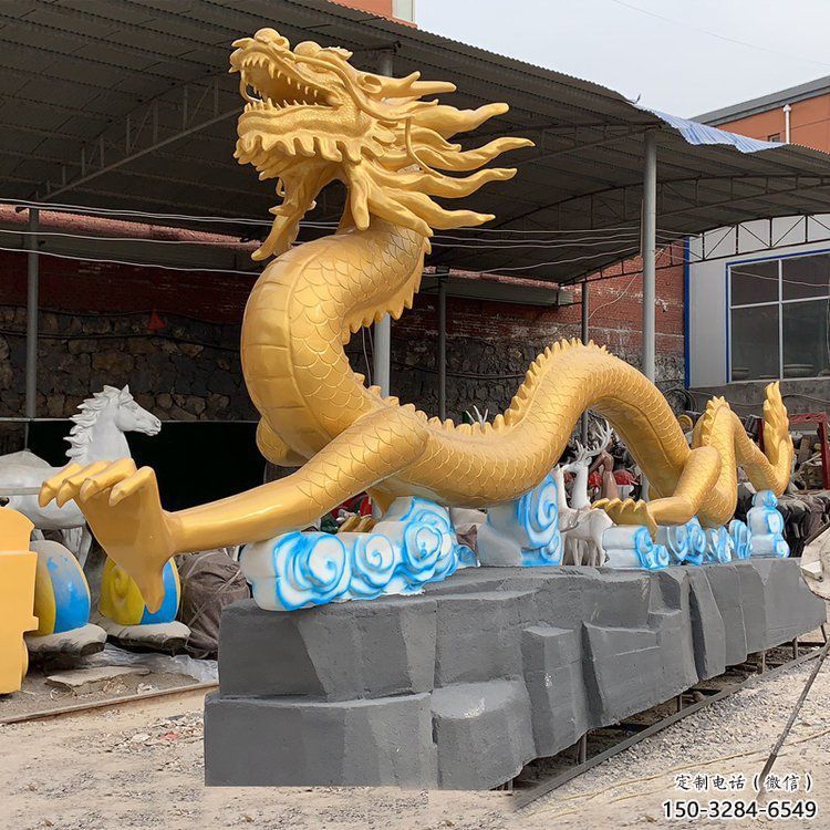 抽象龙头雕塑，铸铜动物雕塑，房地产售楼处摆件