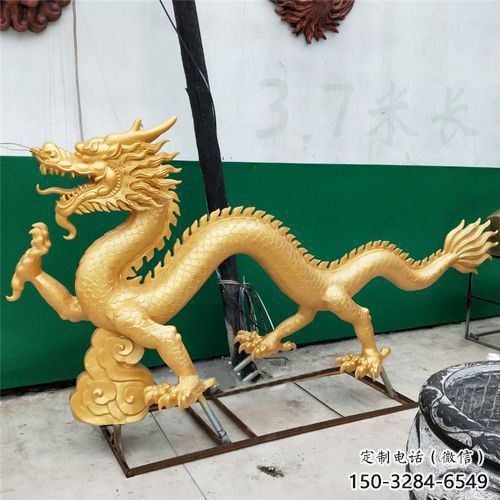 加工龙头雕塑，铸铜动物雕塑，房地产售楼处摆件