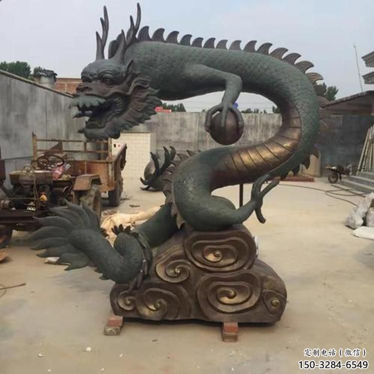 提供抽象龙头雕塑，铸铜动物雕塑，房地产售楼处摆件