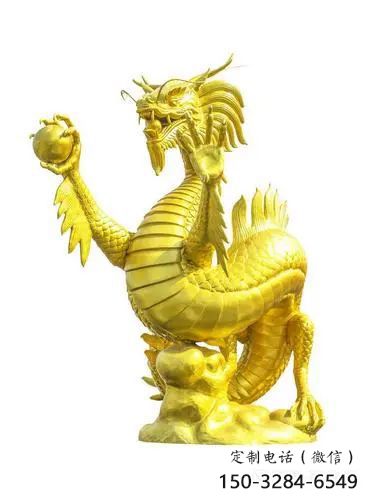 预定龙头雕塑，铸铜动物雕塑，房地产售楼处摆件