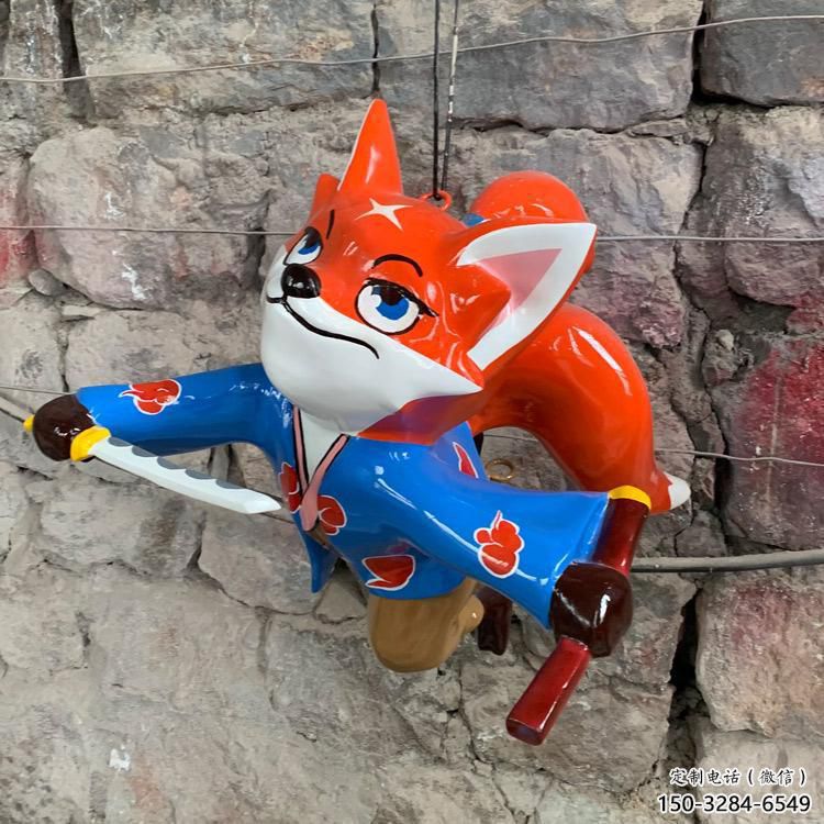 水景狐狸雕塑厂家 风景区几何雕塑 广场小品 水景狐狸雕塑厂家 风景区几何雕塑 广场小品