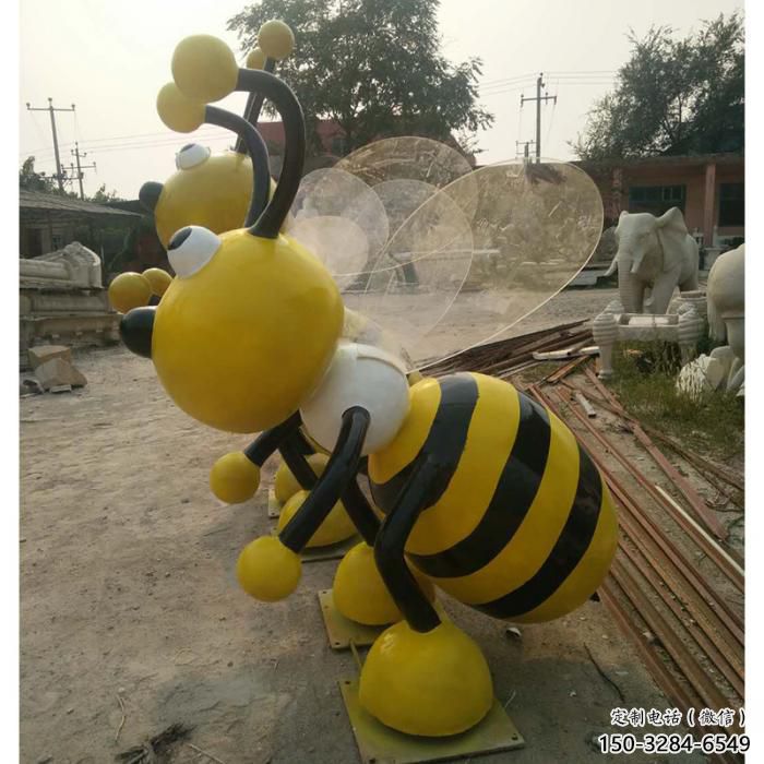 风景区蜜蜂雕塑 售楼处广场雕塑 仿古摆件 风景区蜜蜂雕塑 售楼处广场雕塑 仿古摆件
