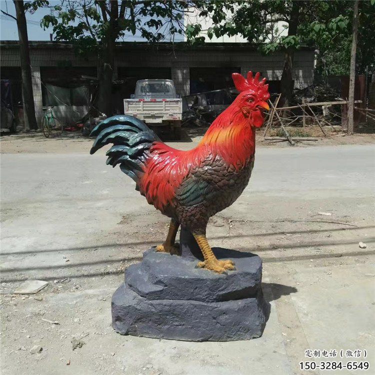 医院小鸡雕塑，景观艺术，抽象工艺