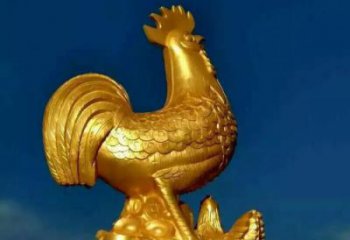 公园小鸡雕塑，广场园林主题，仿古工艺