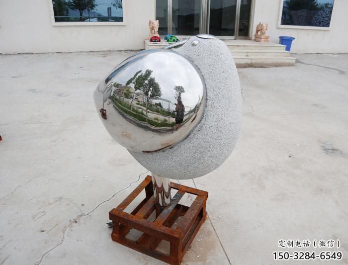 售楼部鸟类雕塑，景观题材，抽象工艺