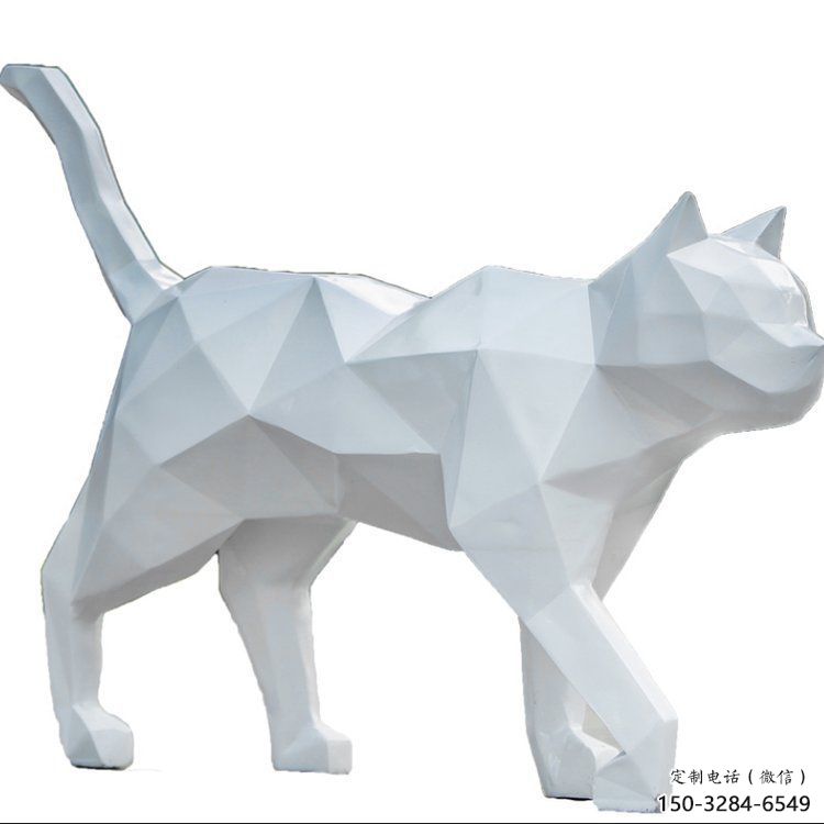 售楼部小猫雕塑，家禽小品，切面工艺