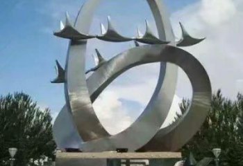 大型大雁雕塑 步行街宣传雕塑 仿真摆件