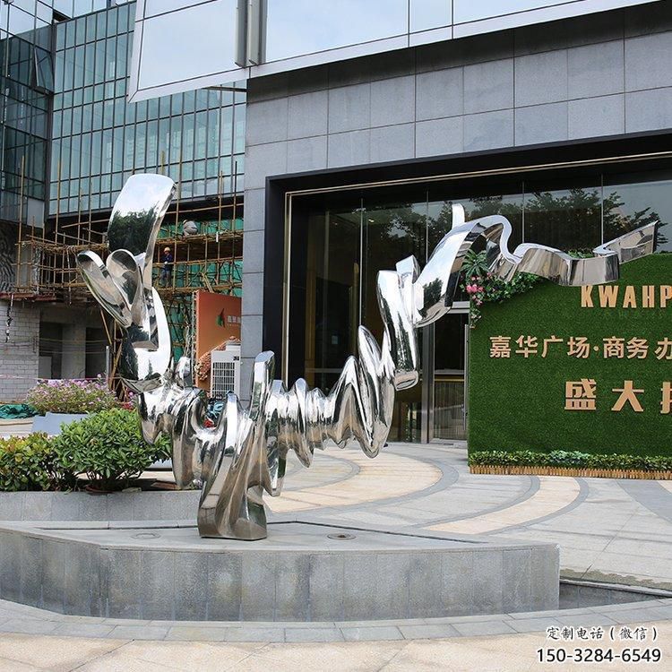 操场猫咪雕塑，镂空海洋雕塑，喷砂制造