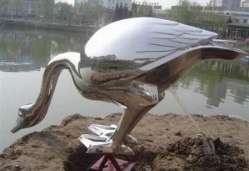 医院白鹭雕塑，仿古动漫雕塑，仿古摆件
