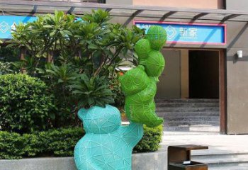 饭店狗熊雕塑，镀金欧式雕塑，镀金工艺