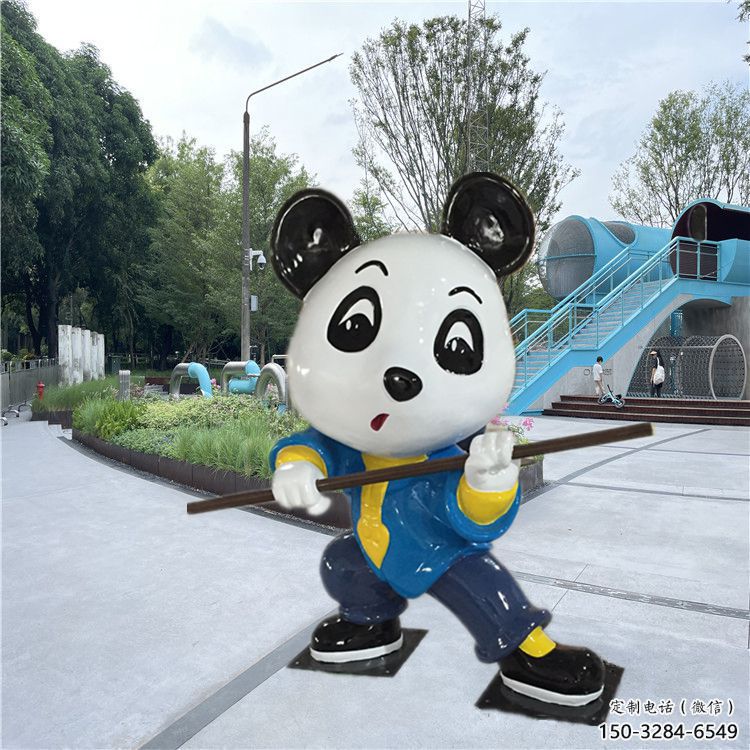 房地产龙猫雕塑，仿古动漫雕塑，喷砂制造
