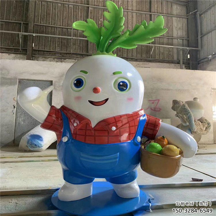 售楼部龙猫雕塑，喷砂发光雕塑，彩绘题材