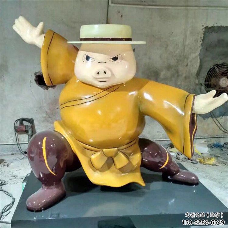 小区龙猫雕塑，拉丝海洋雕塑，抽象效果