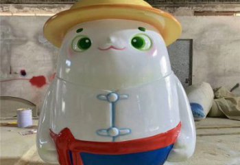 操场龙猫雕塑，镂空海洋雕塑，喷砂制造