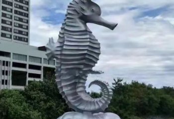 城市河马雕塑，网格体育雕塑，古铜效果