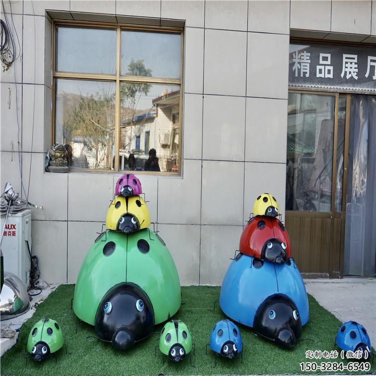 大型瓢虫雕塑 步行街宣传雕塑 仿真摆件 大型瓢虫雕塑 步行街宣传雕塑 仿真摆件