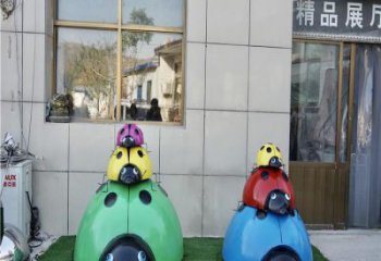 大型瓢虫雕塑 步行街宣传雕塑 仿真摆件