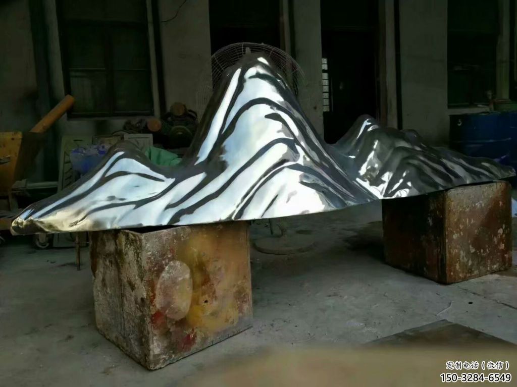 饭店假山雕塑，镀金欧式雕塑，镀金工艺