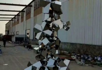 城市景观石雕塑，网格体育雕塑，古铜效果
