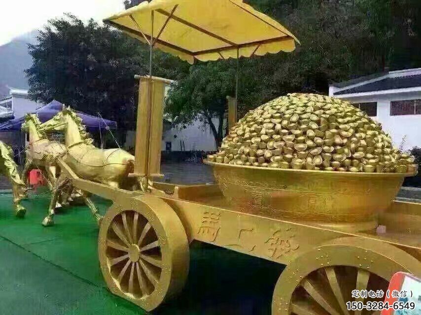 仿古马车雕塑 创意景观雕塑 民俗摆件 仿古马车雕塑 创意景观雕塑 民俗摆件