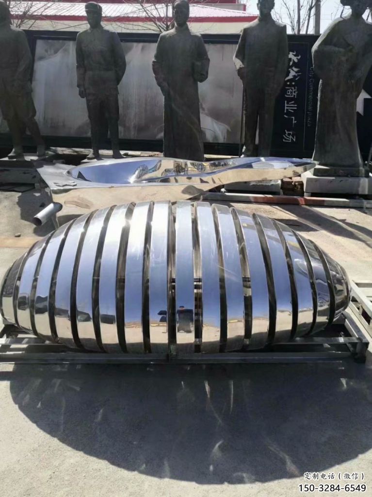 户外坐凳雕塑，镜面欧式雕塑，抛光工艺