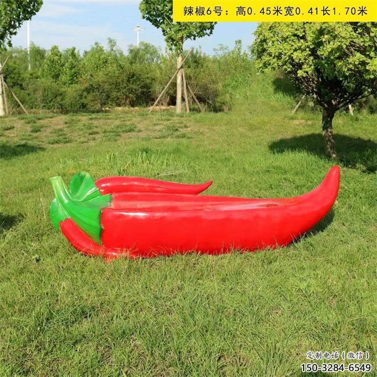 别墅区坐凳雕塑 大型别墅区摆件 彩绘雕塑
