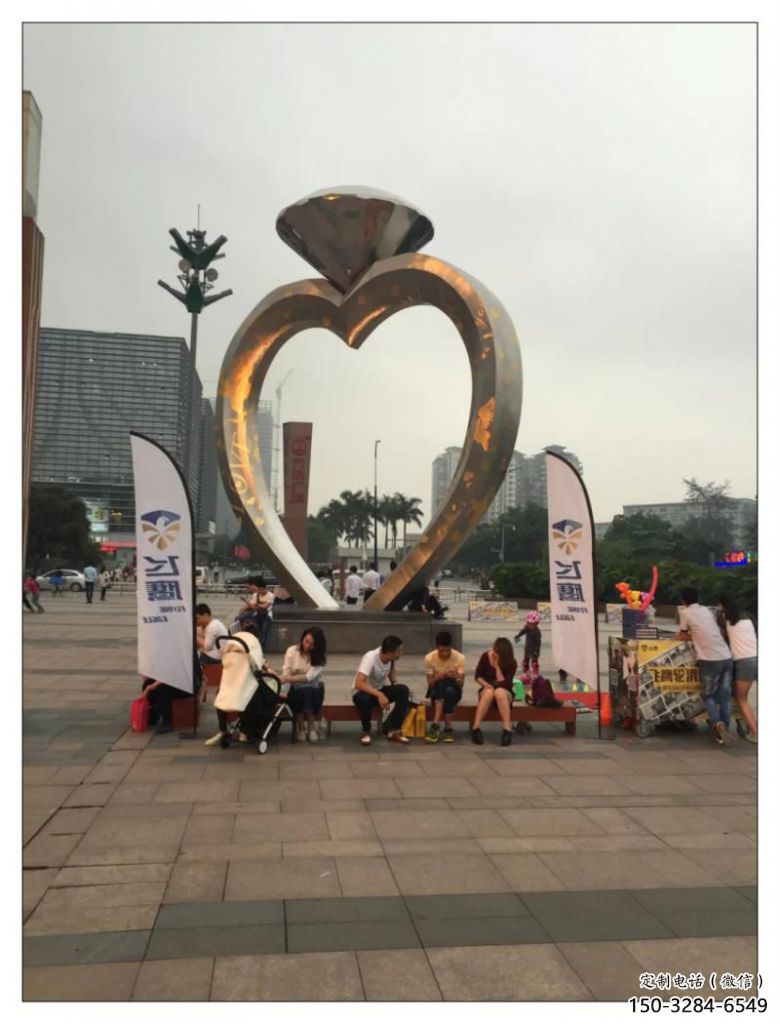 村口戒指雕塑 哑光景观摆件 公园雕塑 村口戒指雕塑 哑光景观摆件 公园雕塑