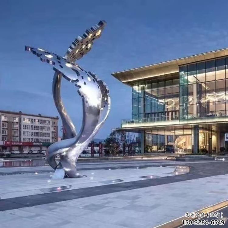 大型羽毛雕塑 锻造发光小品 房地产雕塑 大型羽毛雕塑 锻造发光小品 房地产雕塑